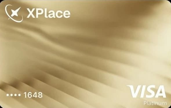 XPlace crypto card